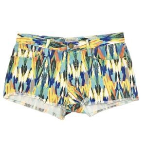Current Elliott Boyfriend Multi Arrow Boho Vibe Shorts Sz 27